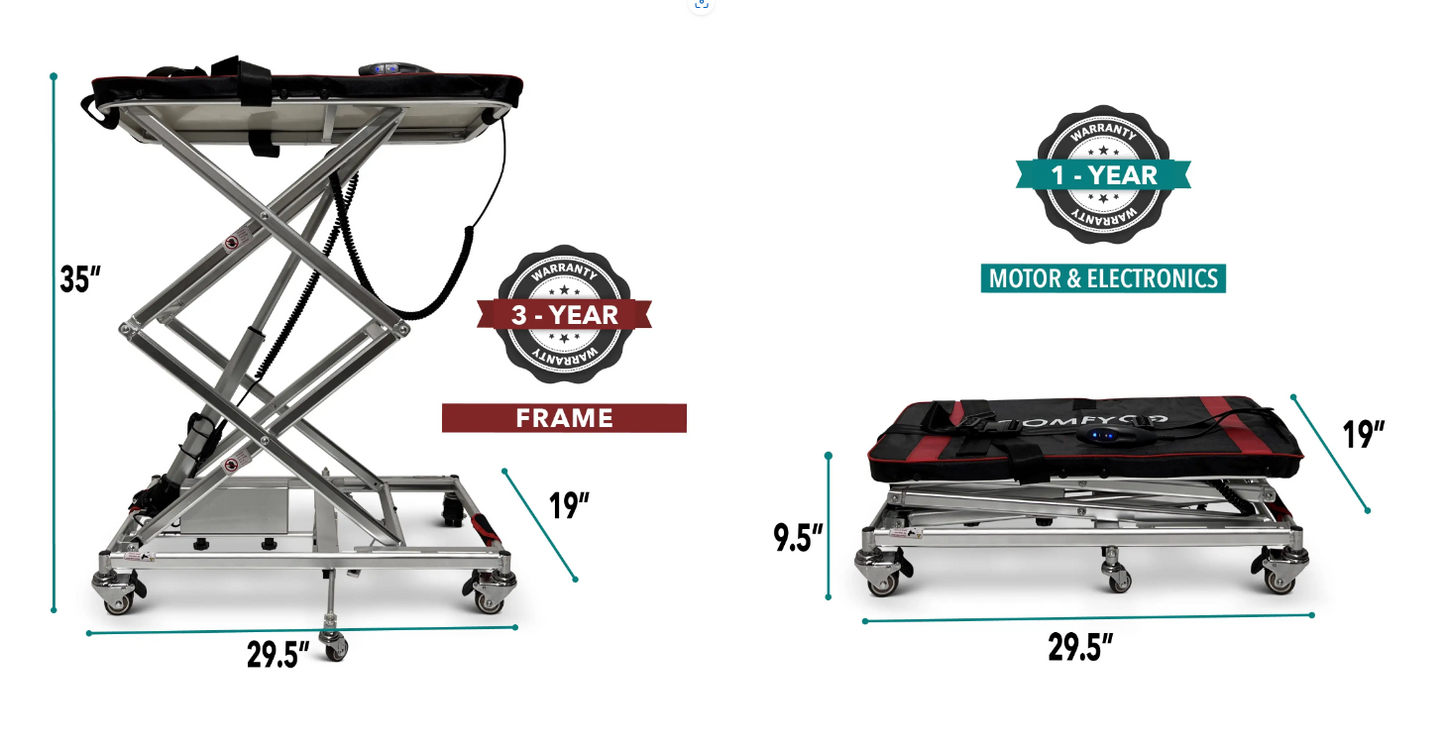 ComfyGo Lift for Electric Wheelchairs and Scooters foldable 