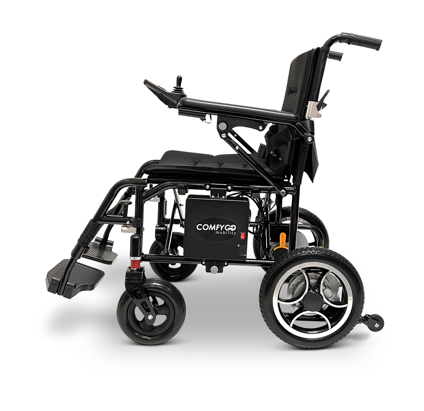 X-7 ComfyGO Lightweight Foldable Electric Wheelchair For Travel