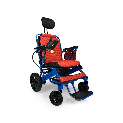 MAJESTIC IQ-8000 Remote Controlled Electric Wheelchair with Recline (17.5” OR 20” Wide Seat)