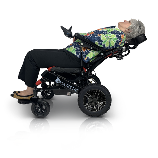 MAJESTIC IQ-8000 Remote Controlled Electric Wheelchair with Recline (17.5” OR 20” Wide Seat)