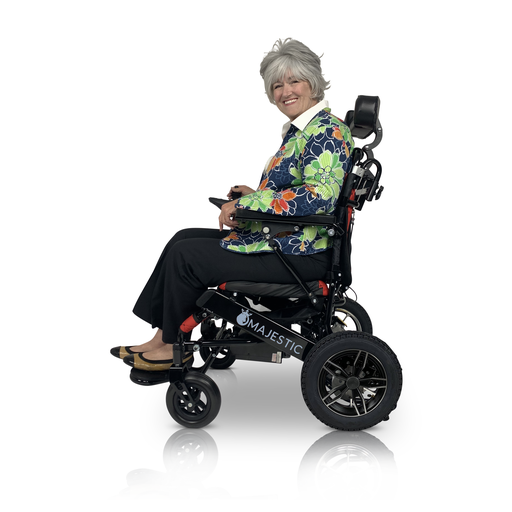 MAJESTIC IQ-8000 Remote Controlled Electric Wheelchair with Recline (17.5” OR 20” Wide Seat)