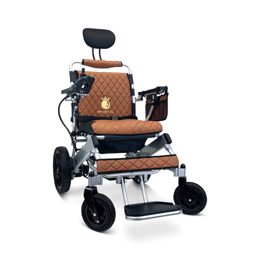 MAJESTIC IQ-8000 Remote Controlled Electric Wheelchair with Recline (17.5” OR 20” Wide Seat)