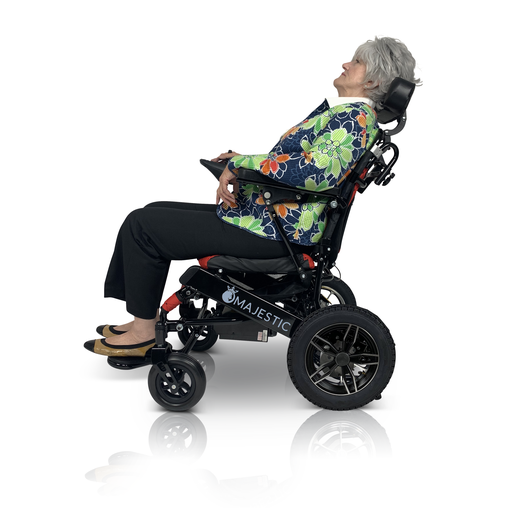 MAJESTIC IQ-8000 Remote Controlled Electric Wheelchair with Recline (17.5” OR 20” Wide Seat)